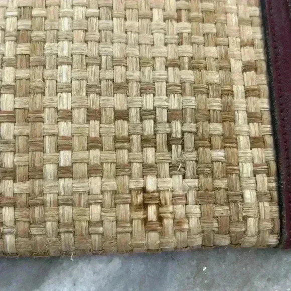 Vintage Etienne Aigner Straw Envelope Clutch - Picture 7 of 7